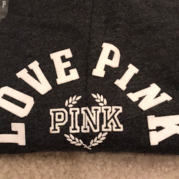 NWT Pink slim vintage grey cuffed joggers sz Sm - Picture 5 of 6